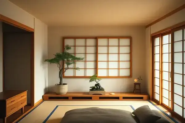 禅スタイル寝室