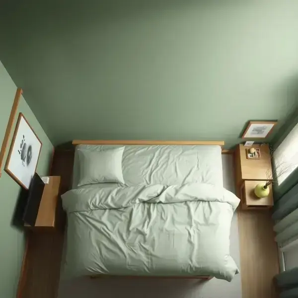 寝室の俯瞰図
