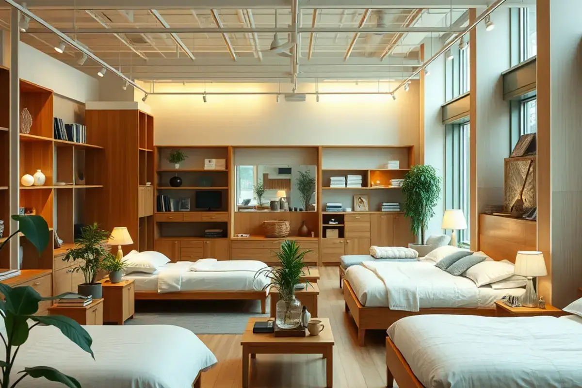 眠り草インテリア店内